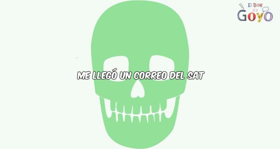 Me llegó un correo del SAT México
