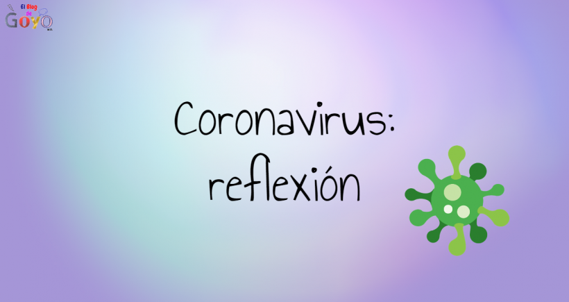 Coronavirus. reflexion